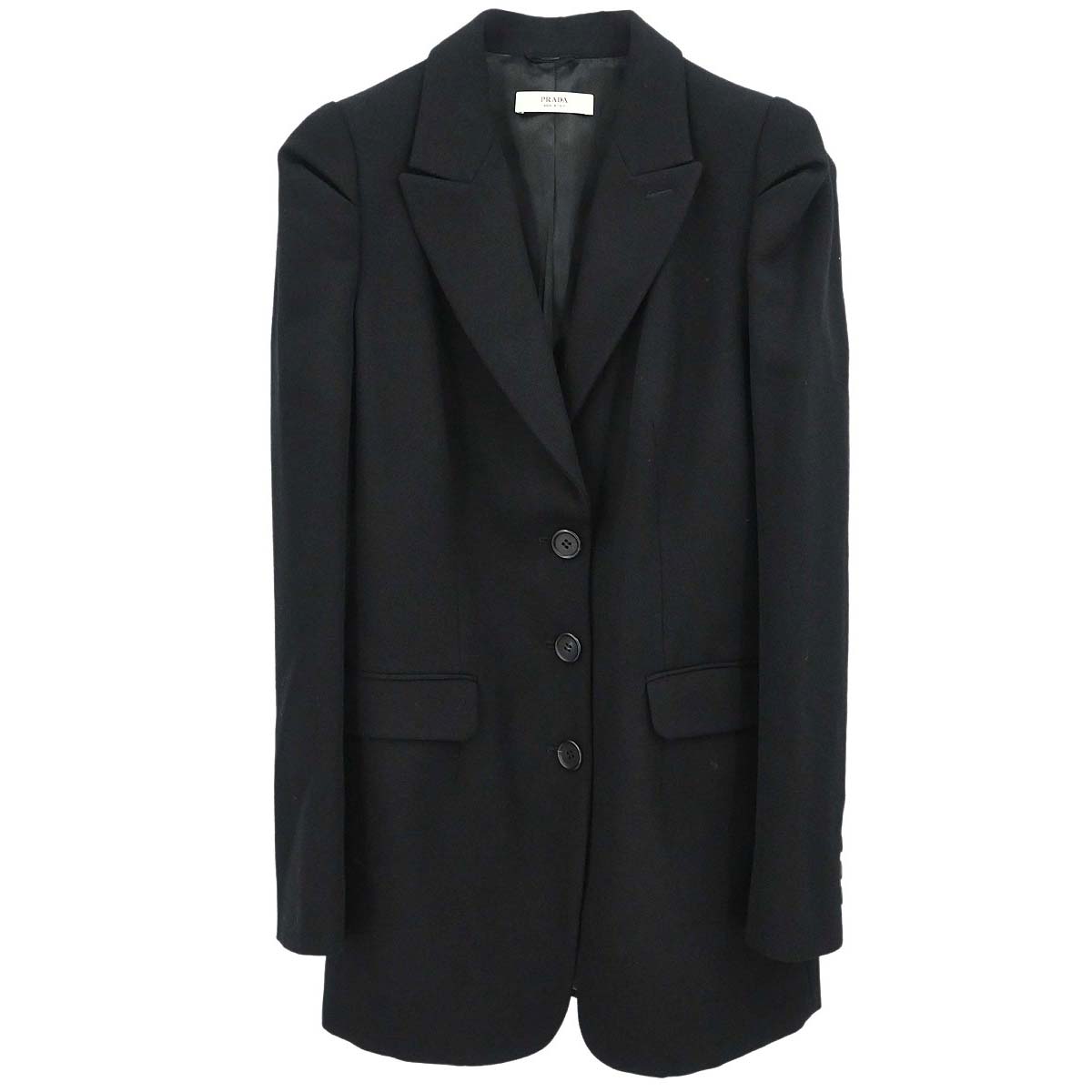 Prada 2009 Single Breasted Jacket Black #42