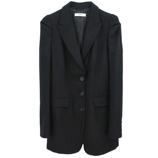 Prada 2009 Single Breasted Jacket Black #42