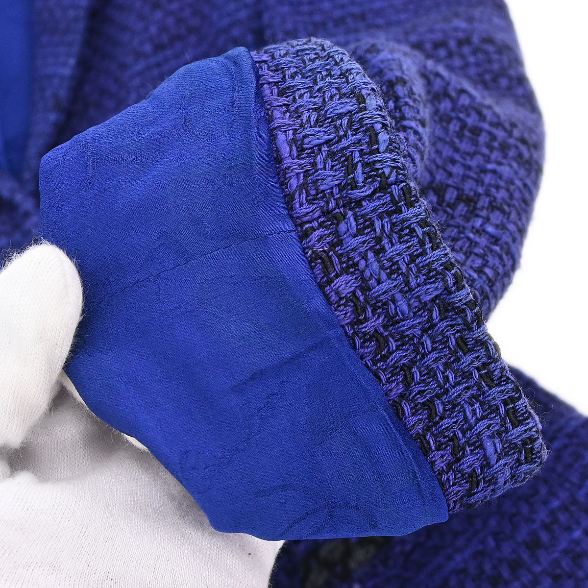 Chanel 2009 Single Breasted Tweed Jacket Purple #36