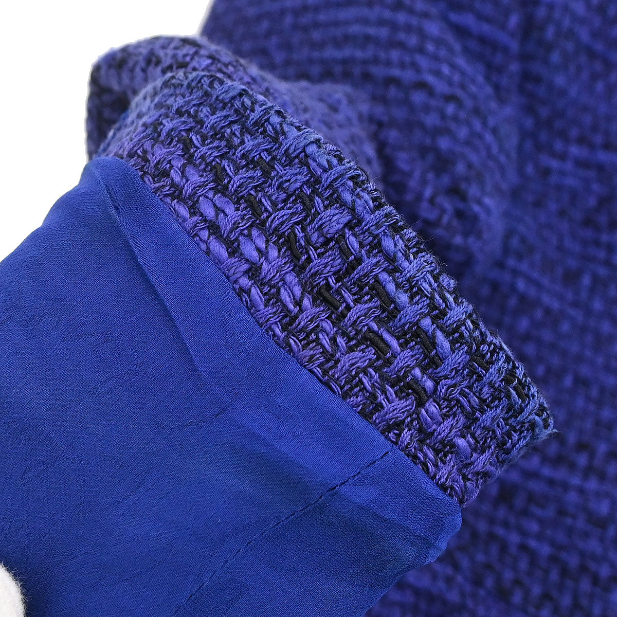 Chanel 2009 Single Breasted Tweed Jacket Purple #36