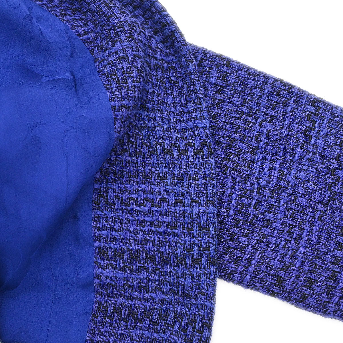 Chanel 2009 Single Breasted Tweed Jacket Purple #36