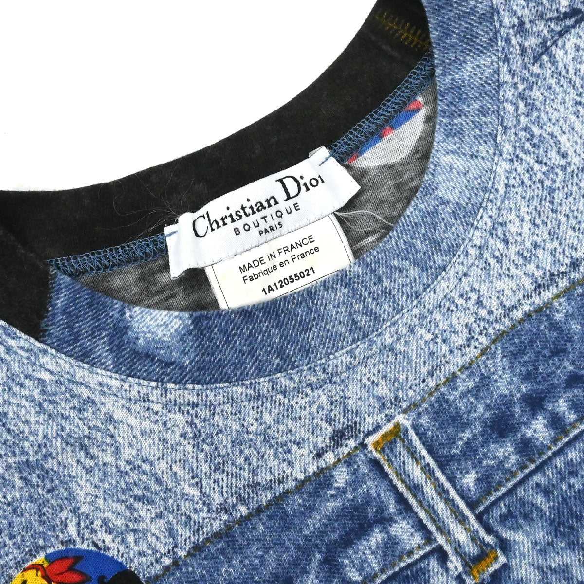 Christian Dior 2001AW Miss Diorella Denim Print T-shirt #38