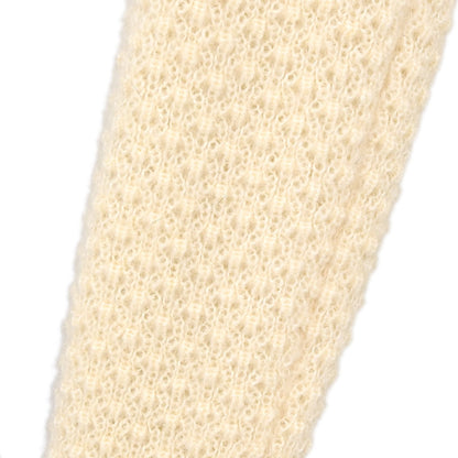 Chanel 2003 Fur Knit Cardigan Ivory #42