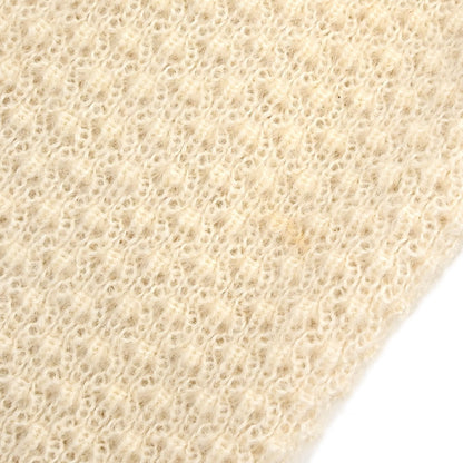 Chanel 2003 Fur Knit Cardigan Ivory #42