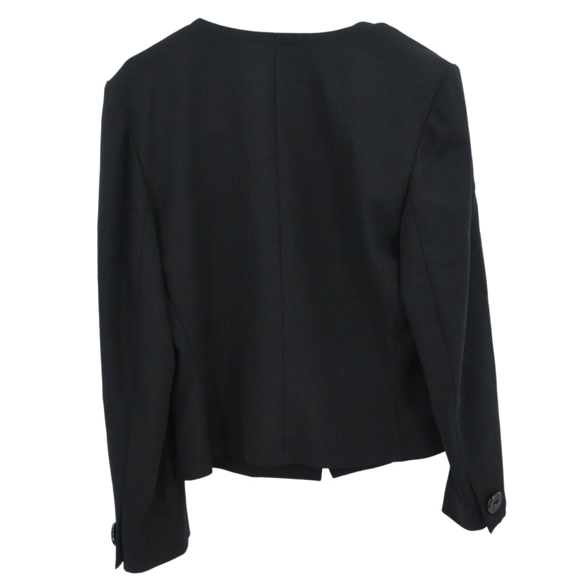 Yves Saint Laurent Collarless Jacket Black #36