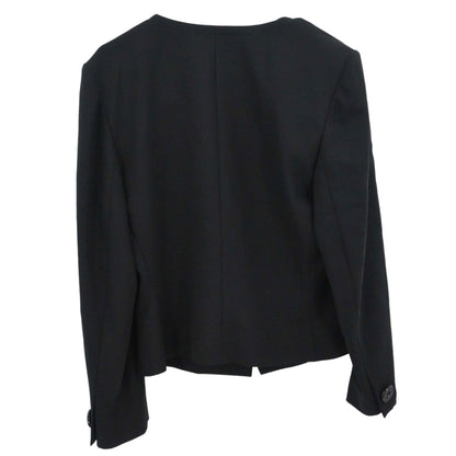 Yves Saint Laurent Collarless Jacket Black #36