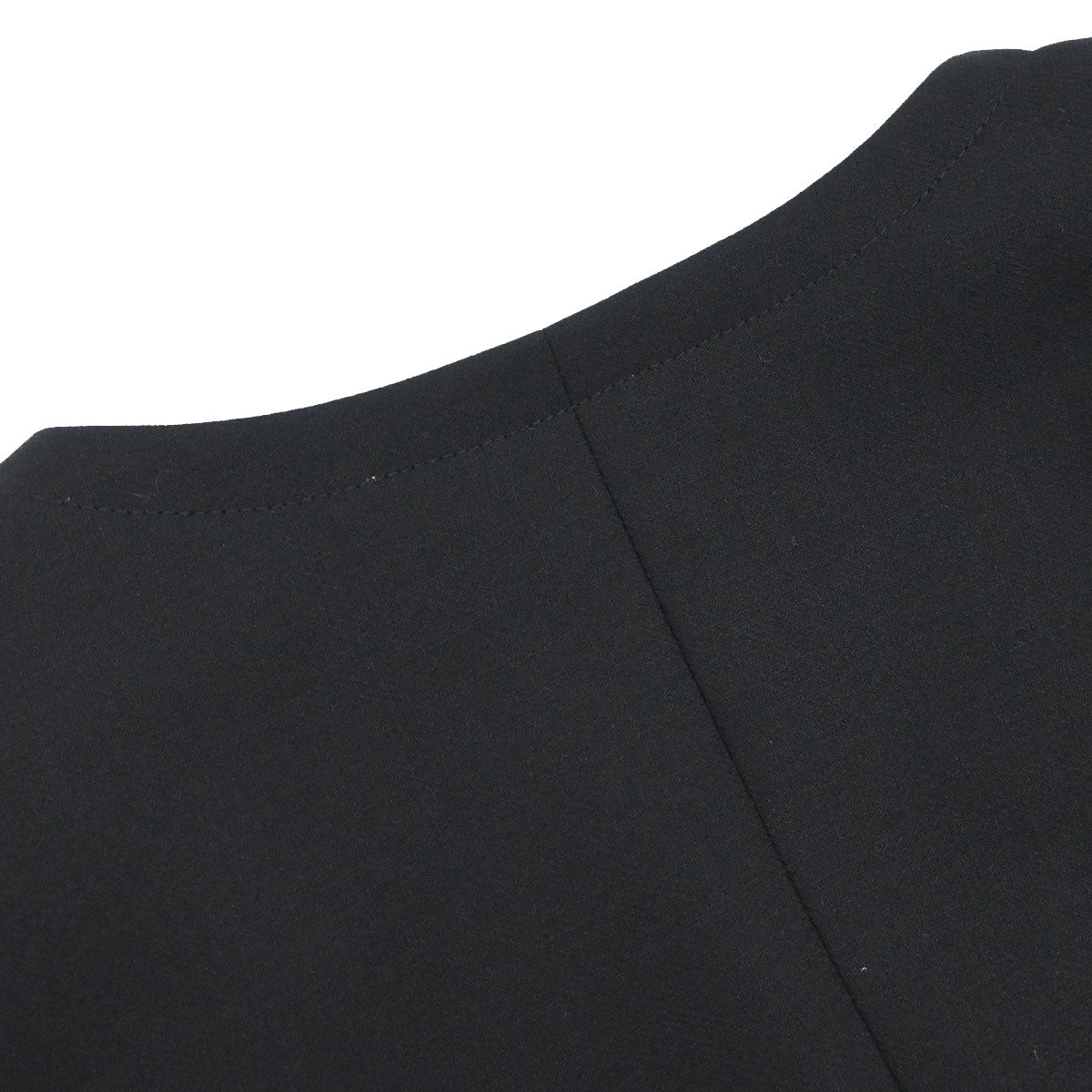 Yves Saint Laurent Collarless Jacket Black #36