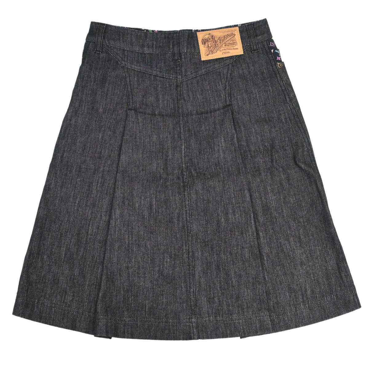 Louis Vuitton 2009 Denim Skirt Gray #34