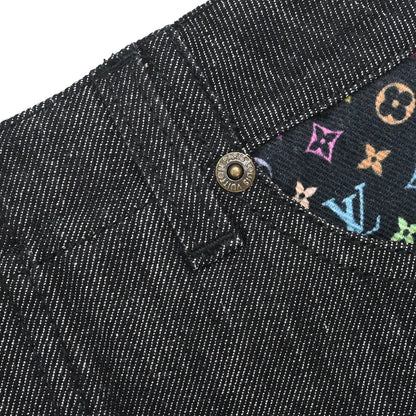 Louis Vuitton 2009 Denim Skirt Gray #34