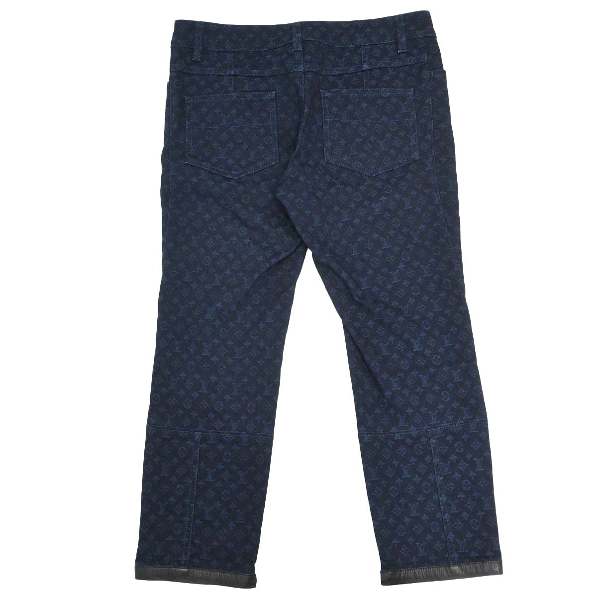 Louis Vuitton 2011 Monogram Long Pants Navy #40