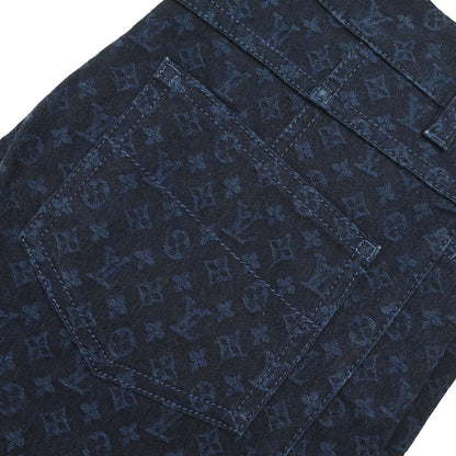 Louis Vuitton 2011 Monogram Long Pants Navy #40