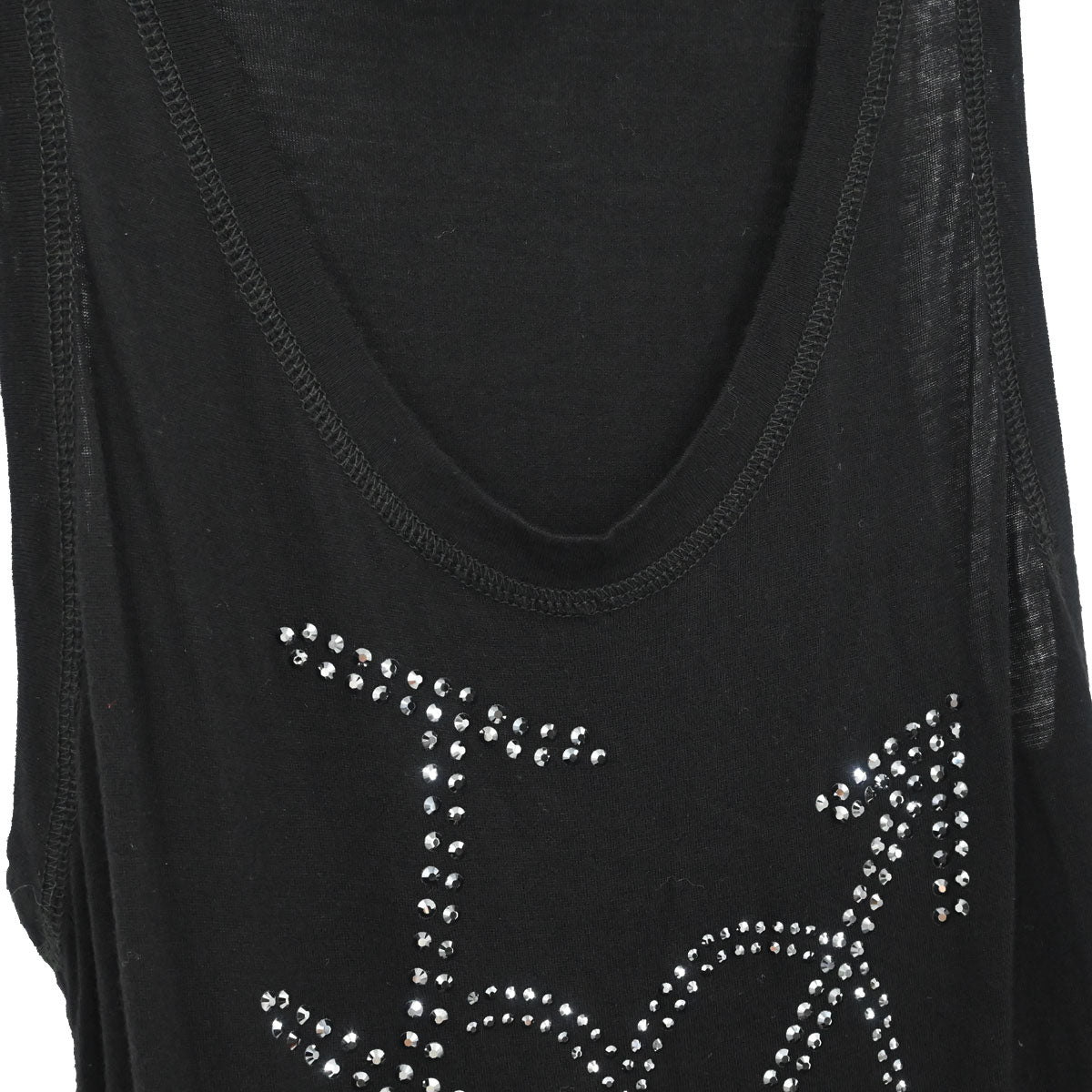 Christian Dior 2004 Sleeveless Tank Top Heart And Arrow Black #36