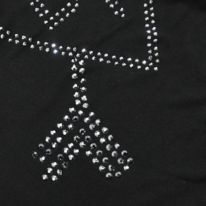 Christian Dior 2004 Sleeveless Tank Top Heart And Arrow Black #36