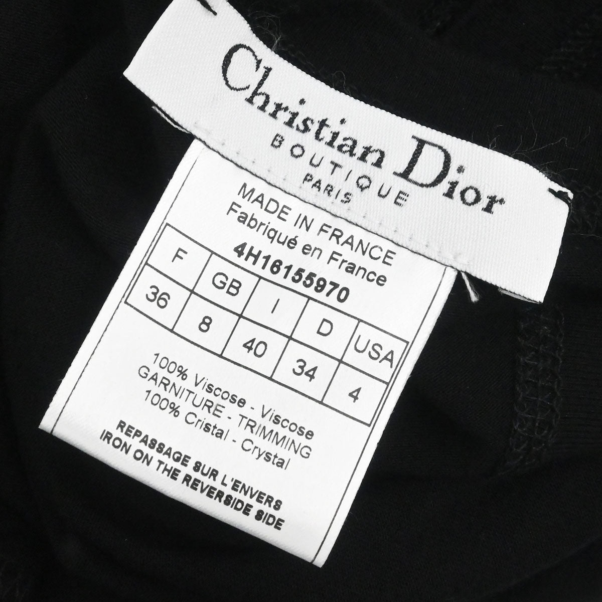 Christian Dior 2004 Sleeveless Tank Top Heart And Arrow Black #36