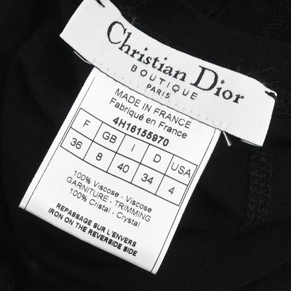 Christian Dior 2004 Sleeveless Tank Top Heart And Arrow Black #36