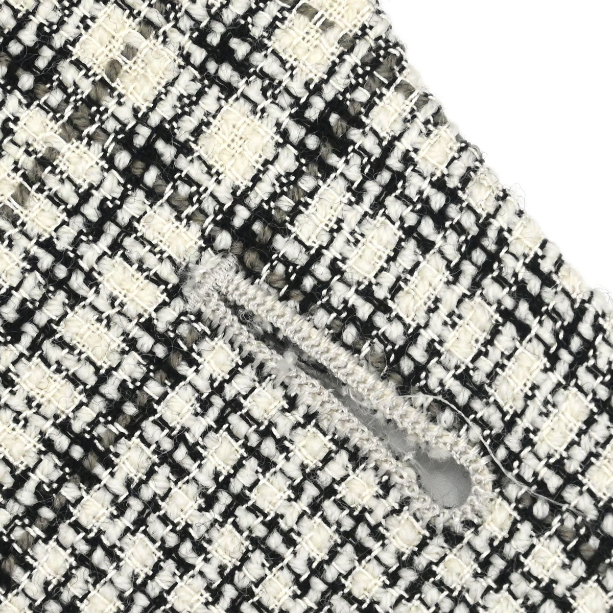 Burberrys Collarless Check Jacket Gray #34-36