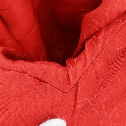 Chanel 2001 Single Breasted Jacket Tweed Red #40