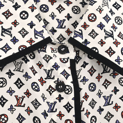 Louis Vuitton Shirt Blouse Top White #34