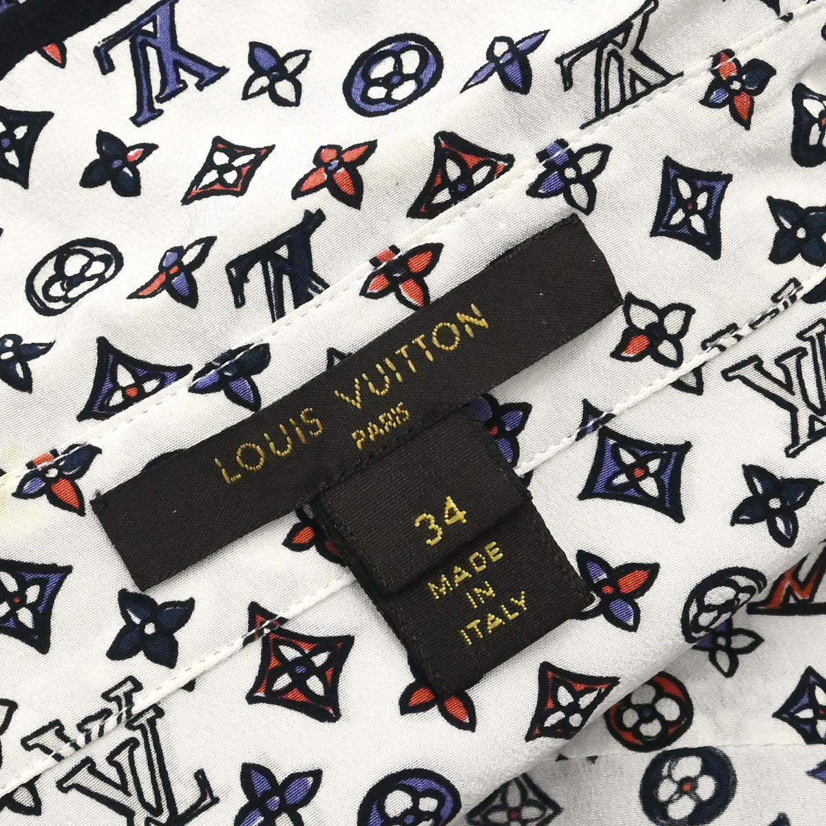 Louis Vuitton Shirt Blouse Top White #34