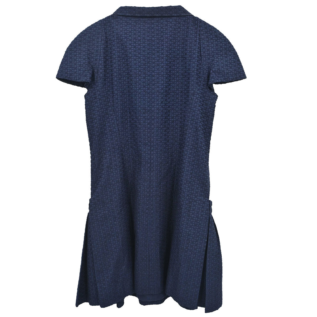 Chanel 2010 Short Sleeve Dress Navy #42
