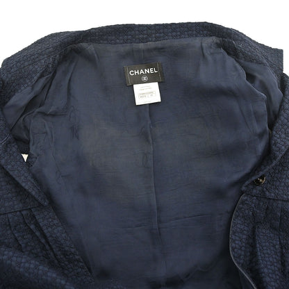 Chanel 2010 Short Sleeve Dress Navy #42