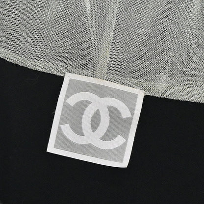 Chanel 2006 Sport Line Zip Up Hooded Jacket Black #36