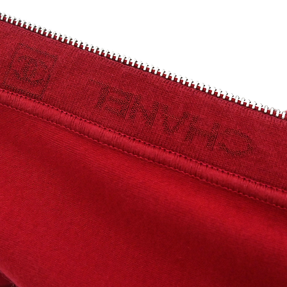 Chanel 2006 Sport Line Zip Up Hooded Jacket Red #38