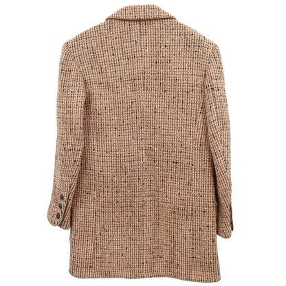 Chanel 1997 Tweed Single Breasted Jacket Pink #36