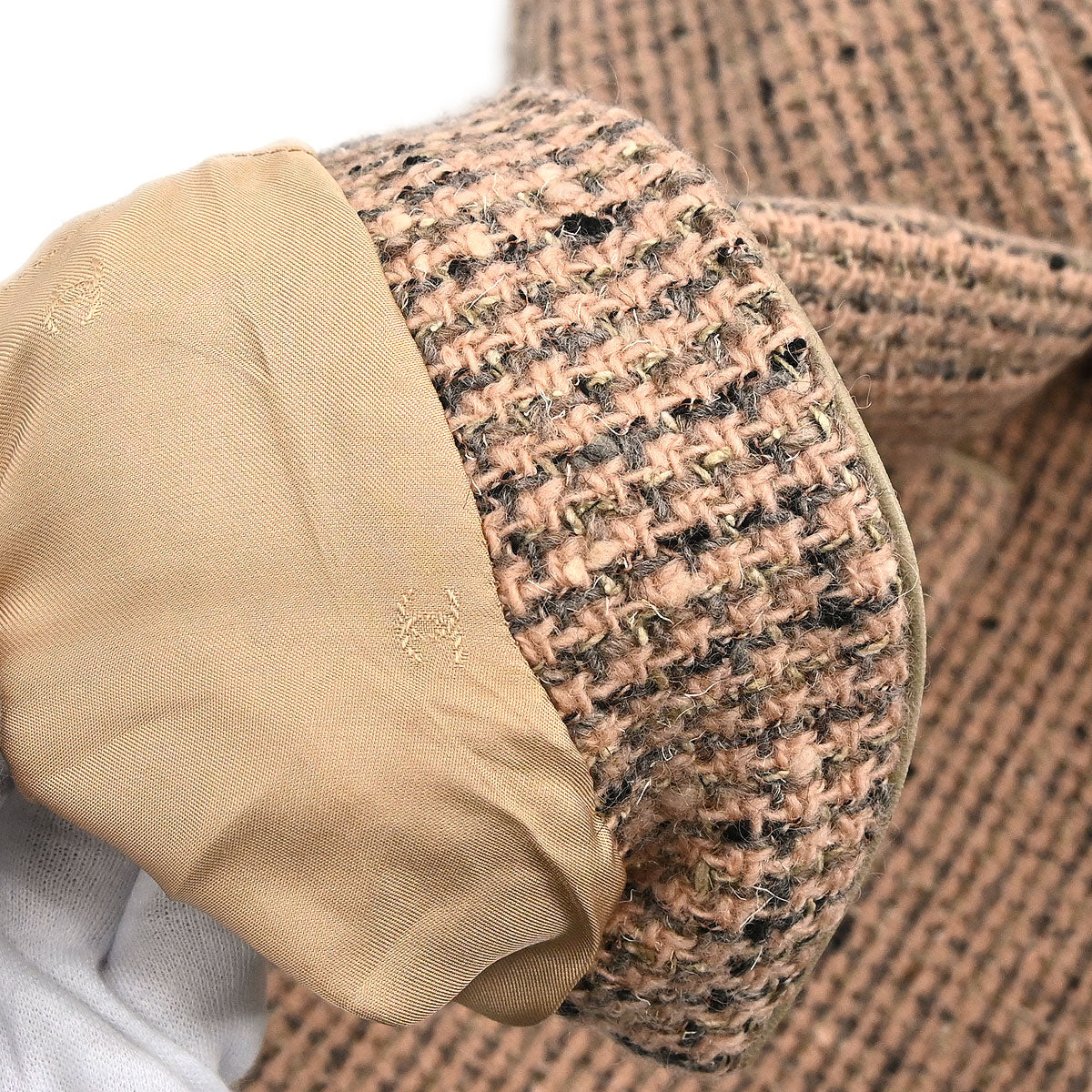 Chanel 1997 Tweed Single Breasted Jacket Pink #36
