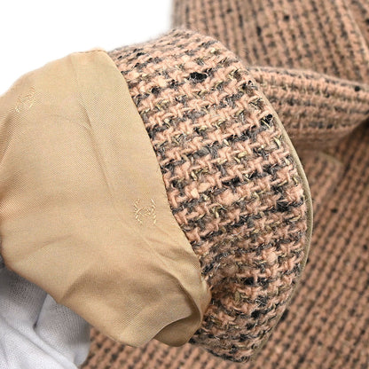Chanel 1997 Tweed Single Breasted Jacket Pink #36