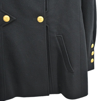 Chanel 1996 Double Breasted Jacket Black #42