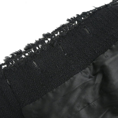 Chanel 1994AW Boutique Museum Black Jacket Braided Trim CC Buttons #34