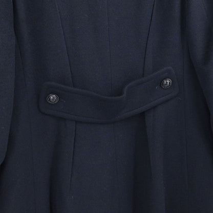 Chanel 1997AW Cashmere Coat Navy #38