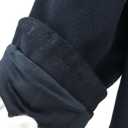 Chanel 1997AW Cashmere Coat Navy #38