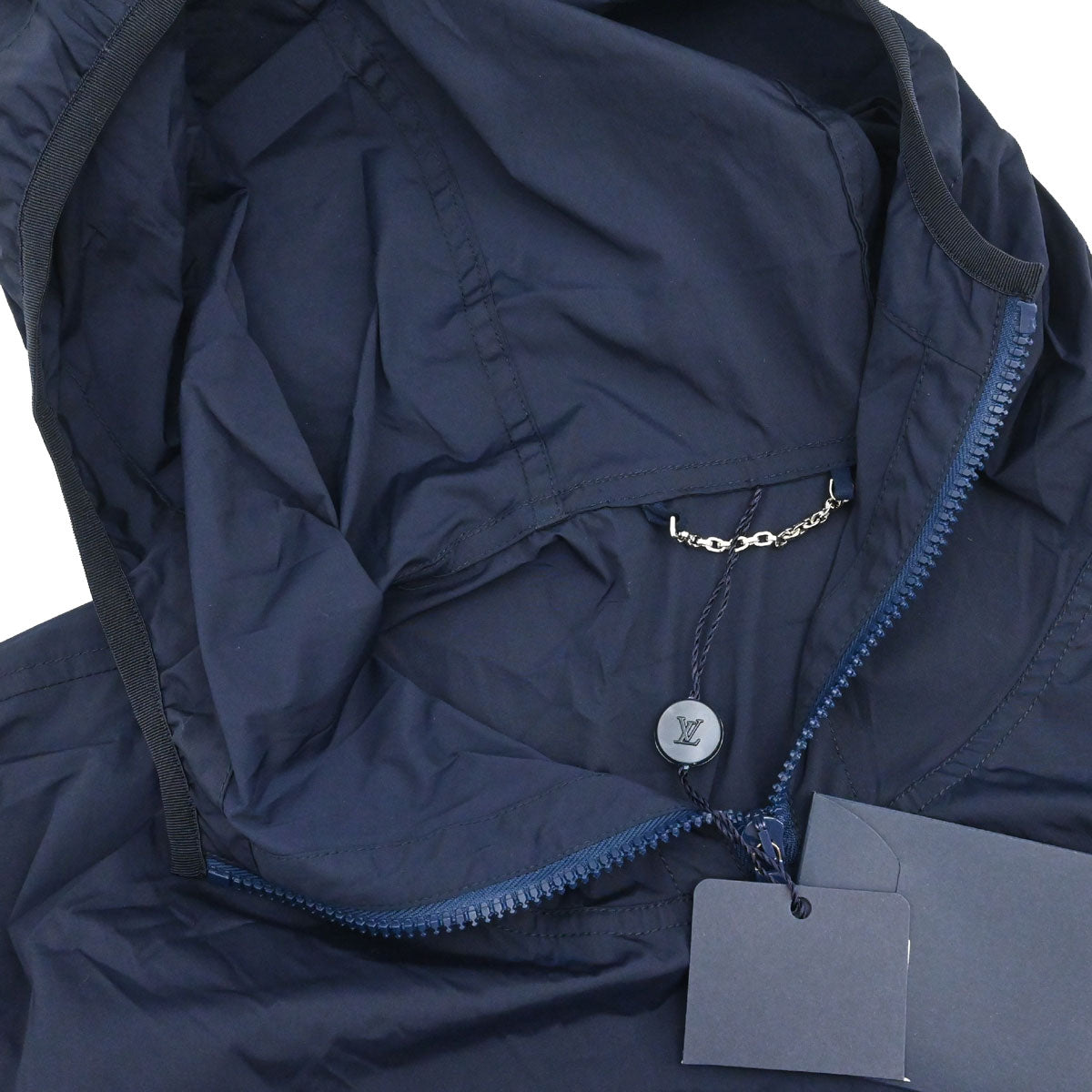 Louis Vuitton 2019 Docking Hooded Pullover Jacket Navy #50
