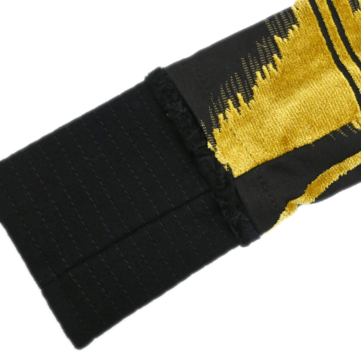 Gucci 2008 Velvet Double Breasted Jacket Black Gold #38