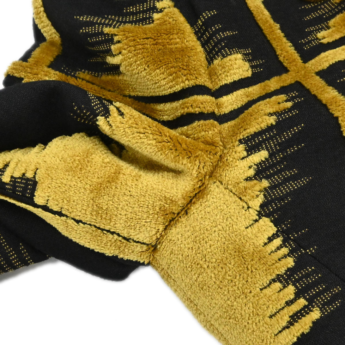 Gucci 2008 Velvet Double Breasted Jacket Black Gold #38