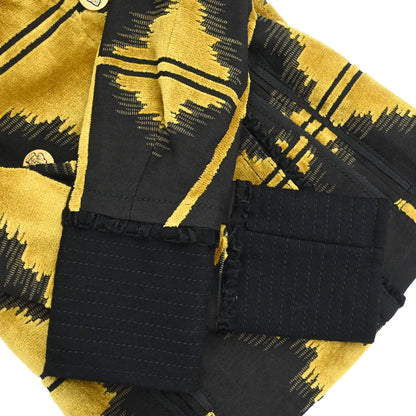 Gucci 2008 Velvet Double Breasted Jacket Black Gold #38