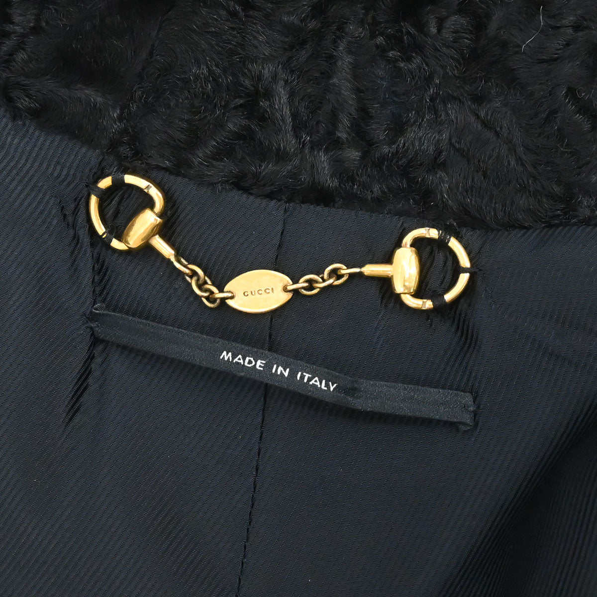 Gucci 2008 Velvet Double Breasted Jacket Black Gold #38