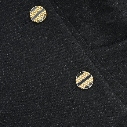 Chanel 2019 Collarless Jacket Black #34