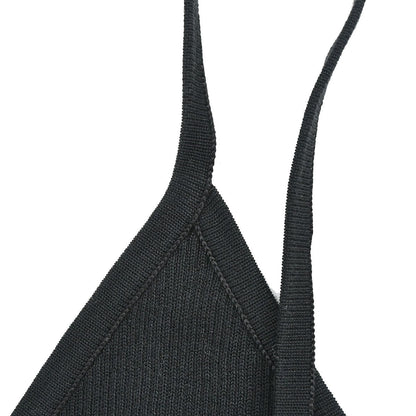 Chanel 1995 Camisole Top Black #44