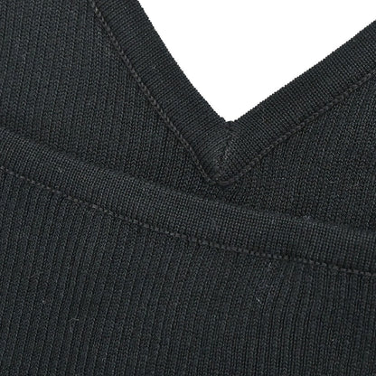 Chanel 1995 Camisole Top Black #44