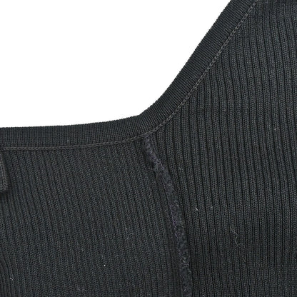 Chanel 1995 Camisole Top Black #44