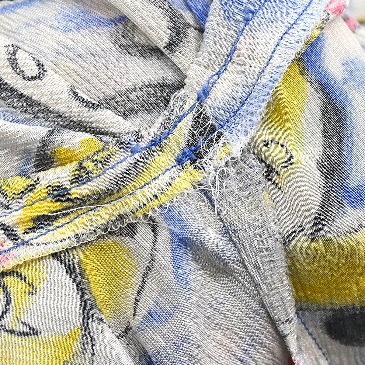 Chanel 1994SS Airplane Print Silk Shirt