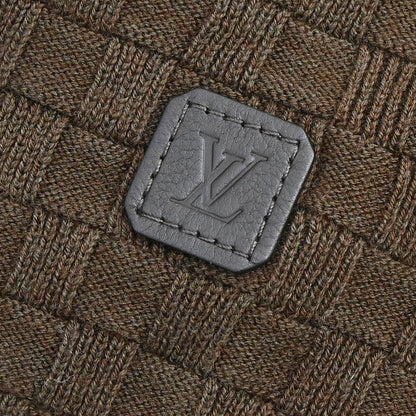 Louis Vuitton 2018 Long Sleeve Knit Top Brown #XXL