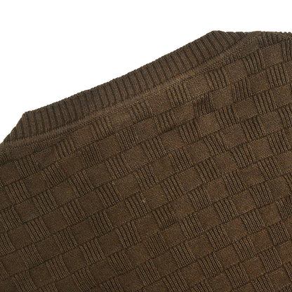 Louis Vuitton 2018 Long Sleeve Knit Top Brown #XXL