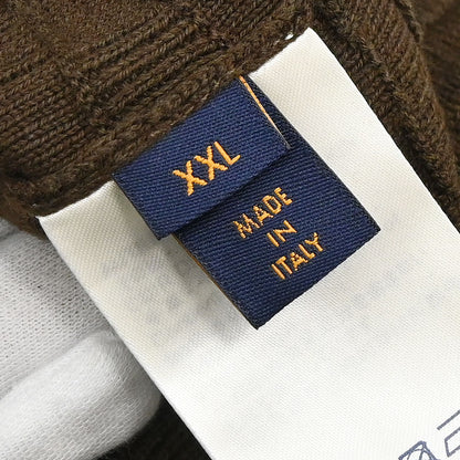 Louis Vuitton 2018 Long Sleeve Knit Top Brown #XXL
