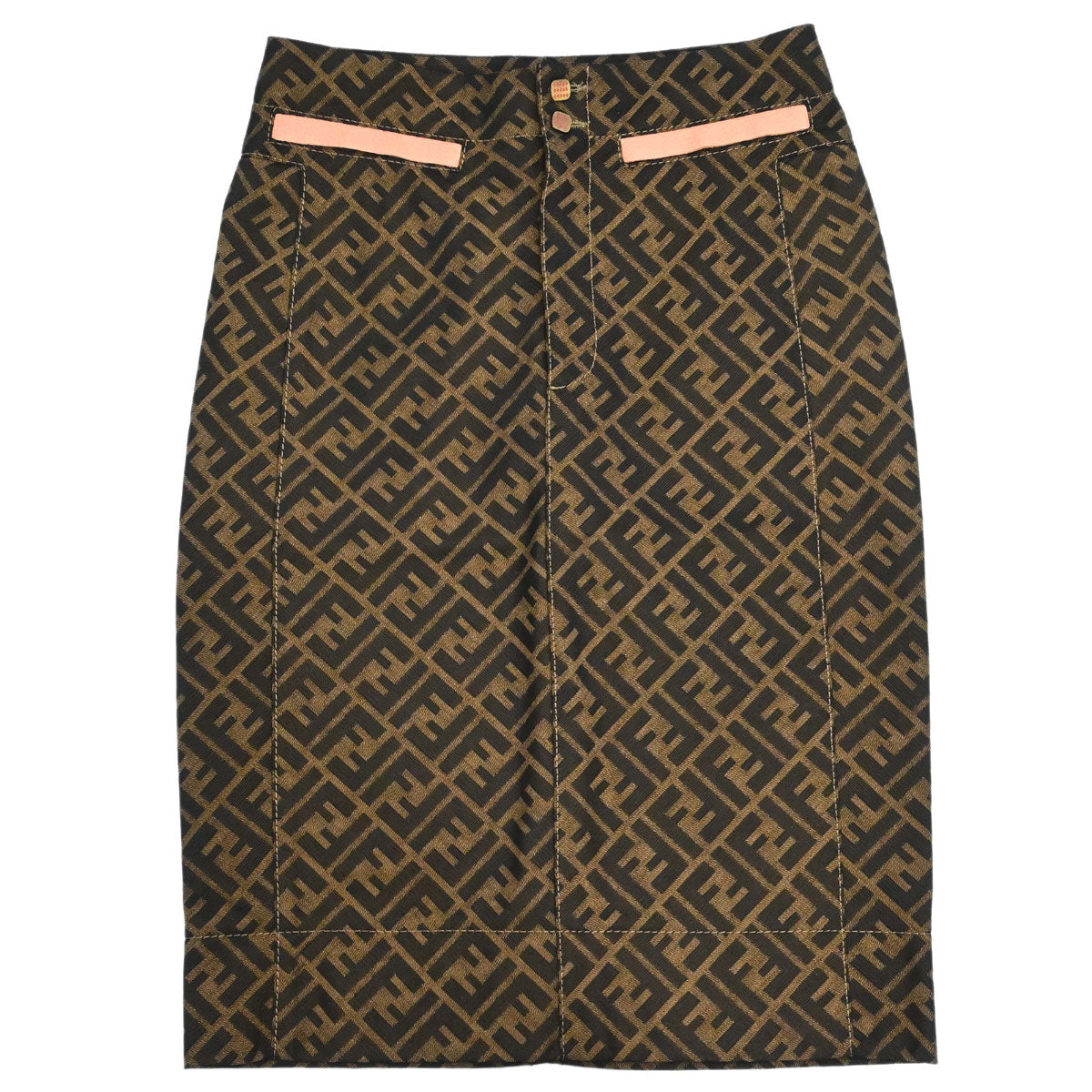 Fendi Zucca Skirt Brown #40