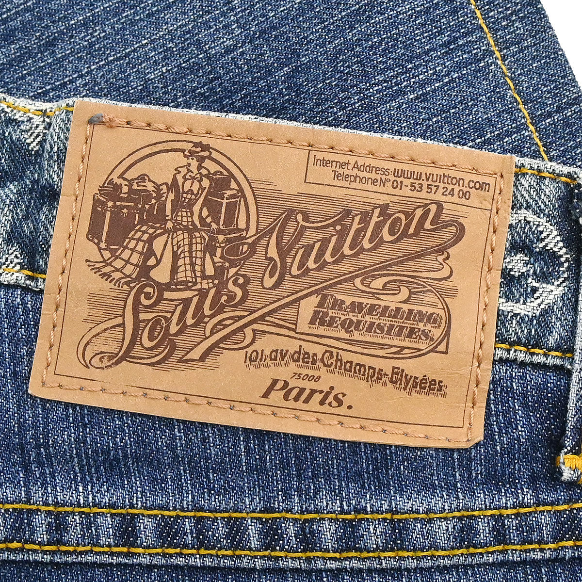 Louis Vuitton 2006 Denim Long Pants Blue #34