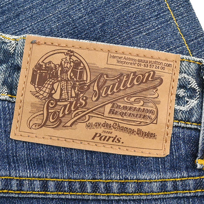 Louis Vuitton 2006 Denim Long Pants Blue #34